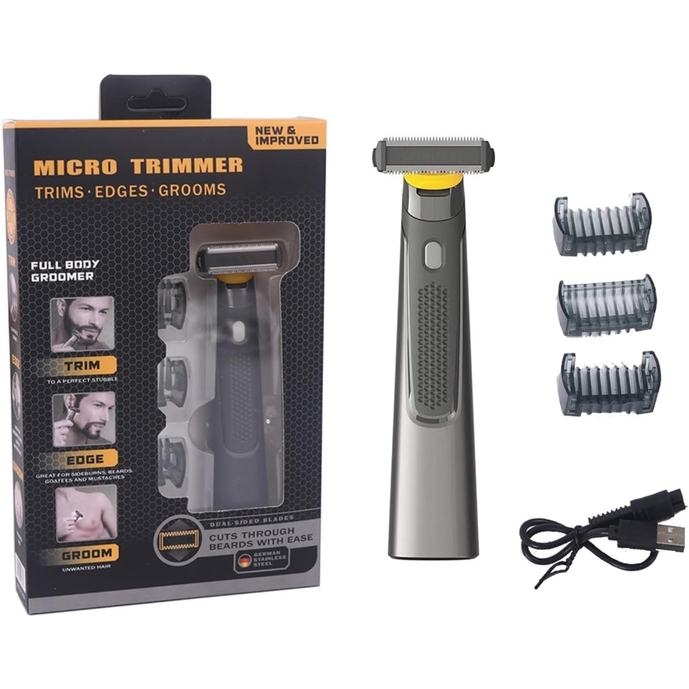 Men'S Grooming Blade - ماكينة حلاقة كهربائية محمولة للرجال، مجموعة