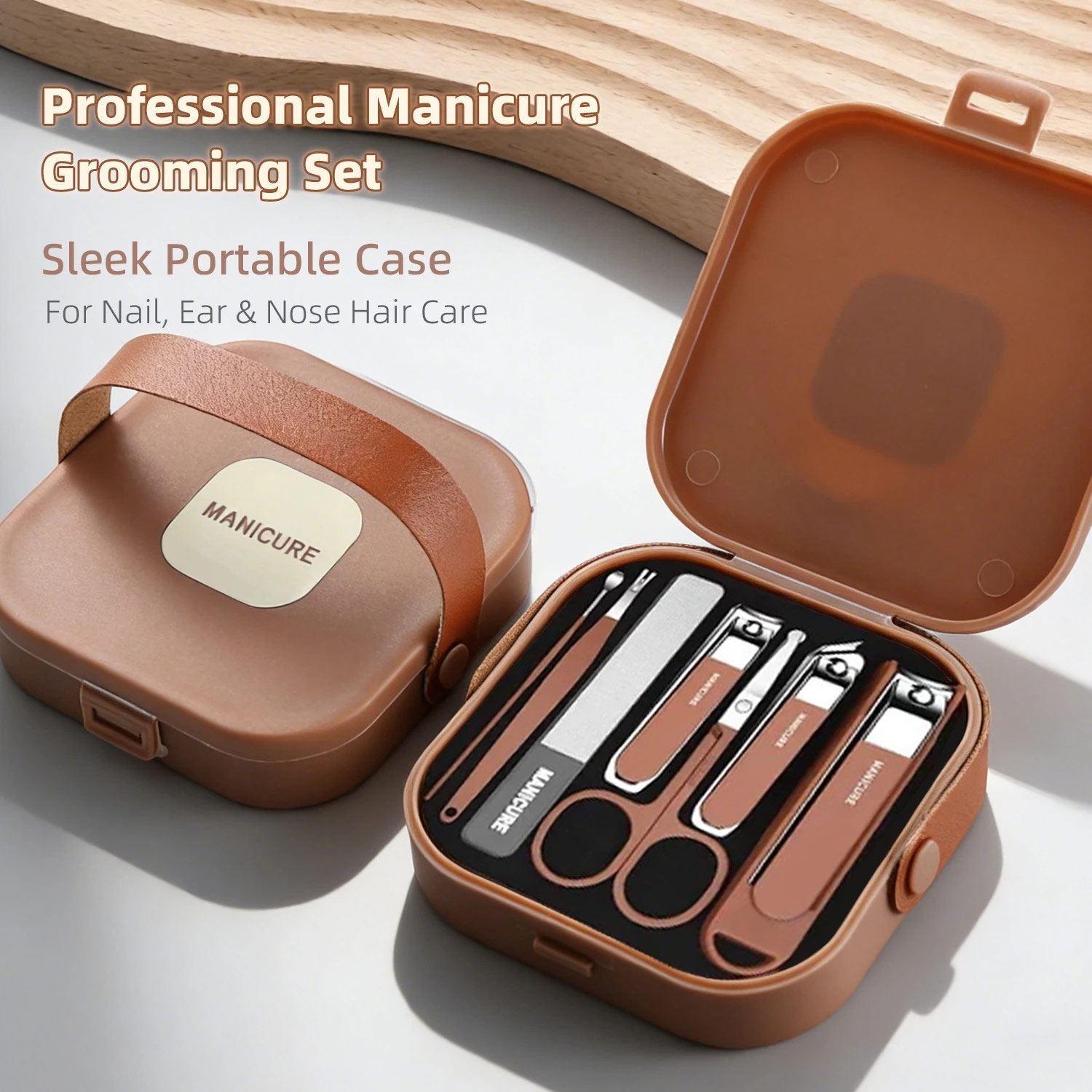 Nail Care Kit Mens - طقم العناية بالأظافر المضاد للتناثر، مجموعة