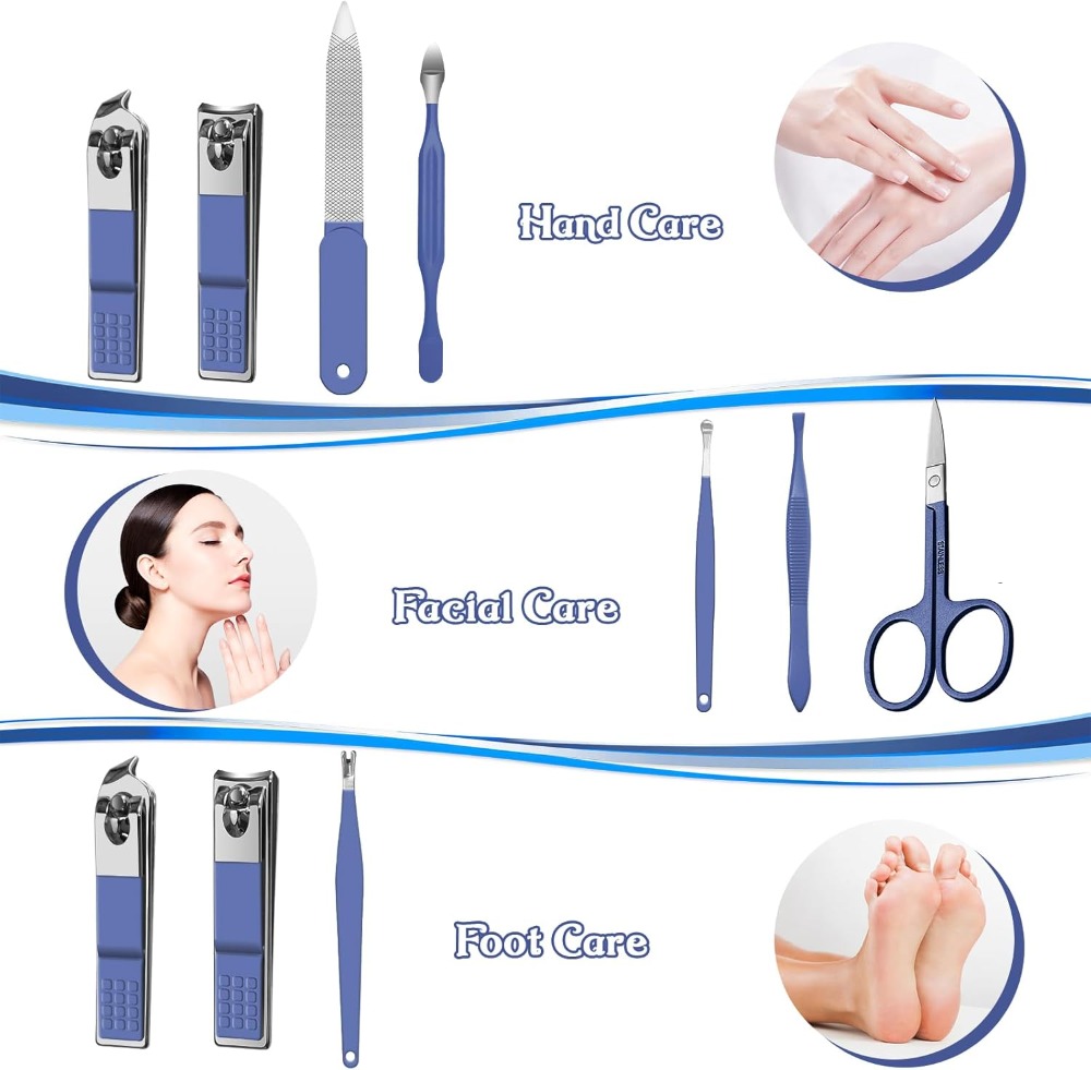 طقم مانيكير 8 في 1، مجموعة أدو - مراجعة Nail Care Kit Mens وسعره