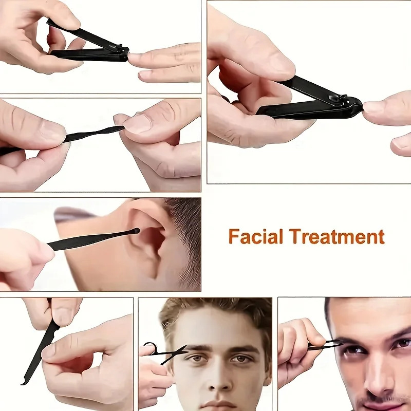 مجموعة مقصات أظافر احترافية مك - مراجعة Nail Care Kit Mens وسعره