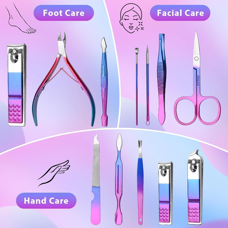 مجموعة أدوات العناية بالأظافر، - مراجعة Nail Care Kit Mens وسعره