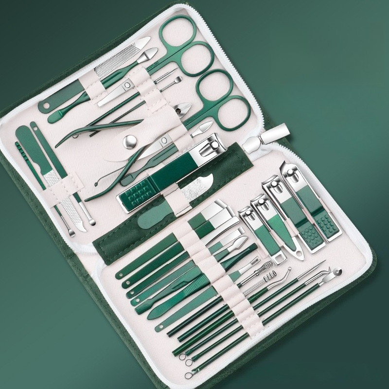 طقم مانيكير 30 قطعة، أدوات الع - مراجعة Nail Care Kit Mens وسعره