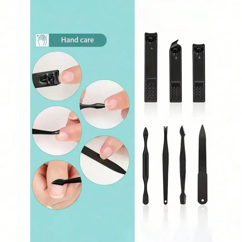 طقم مقصات أظافر احترافية 7-24  - مراجعة Nail Care Kit Mens وسعره