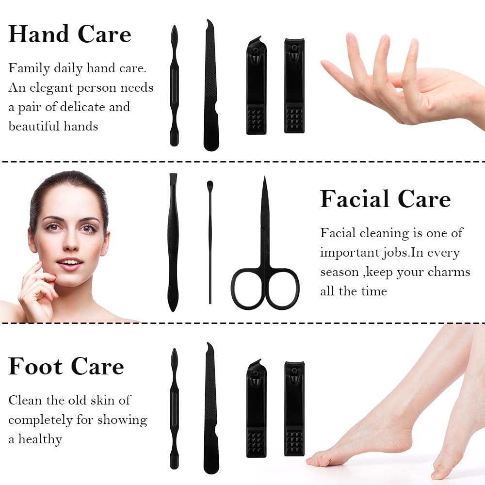 طقم مانيكير 8 في 1 للرجال: أدو - مراجعة Nail Care Kit Mens وسعره